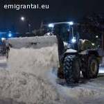 Darbas stumdydi sniega Svedijoje, Uppsaloje